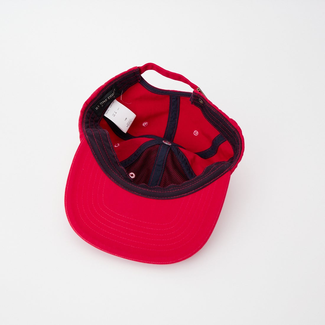 ILL ONE EIGHTY [イル ワンエイティ] ロゴ刺繍キャップ [ILL251-57BC] RED