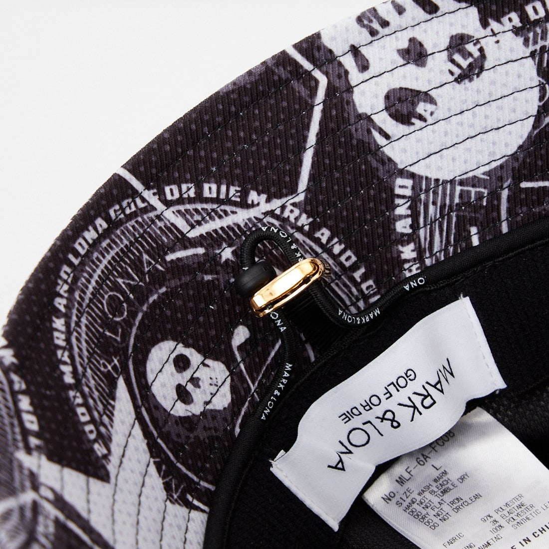 MARK & LONA [マークアンドロナ] ベンチレーションバケットハット [MLM-6A-FC08] BLACK