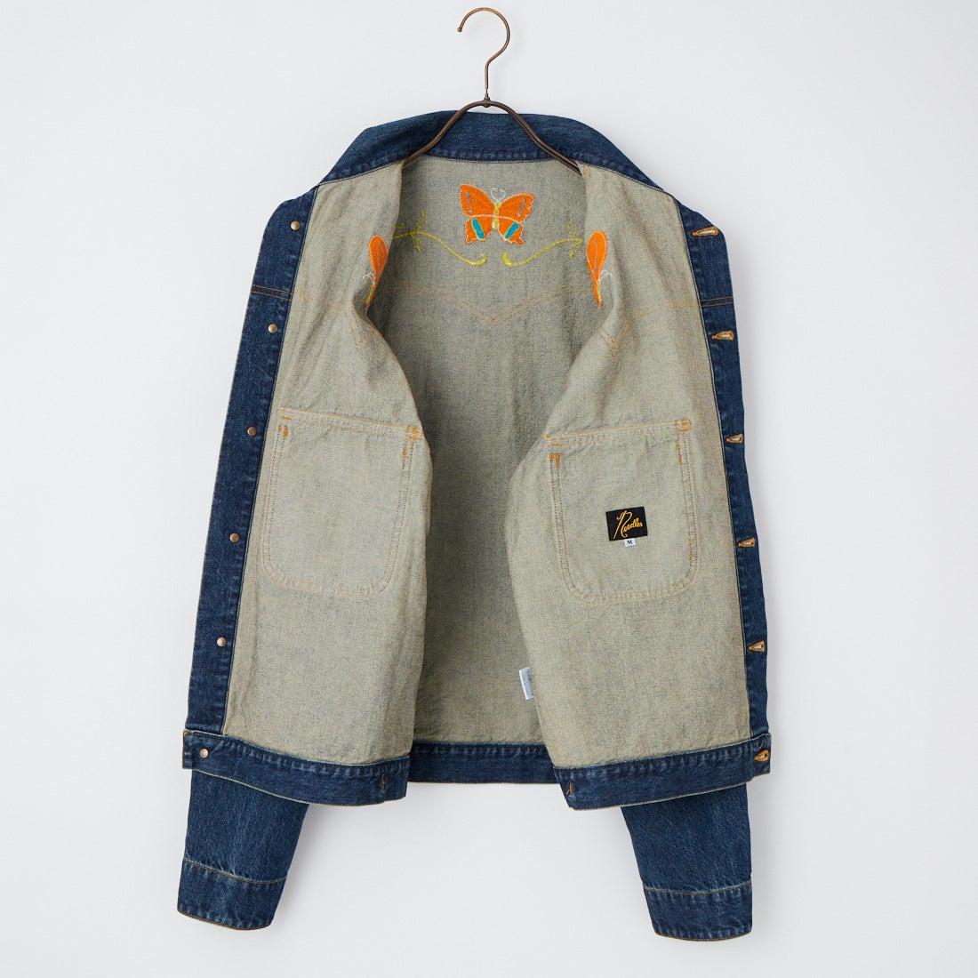 Needles [ニードルズ] パピヨン刺繍ジーンジャケット [SX210] INDIGO