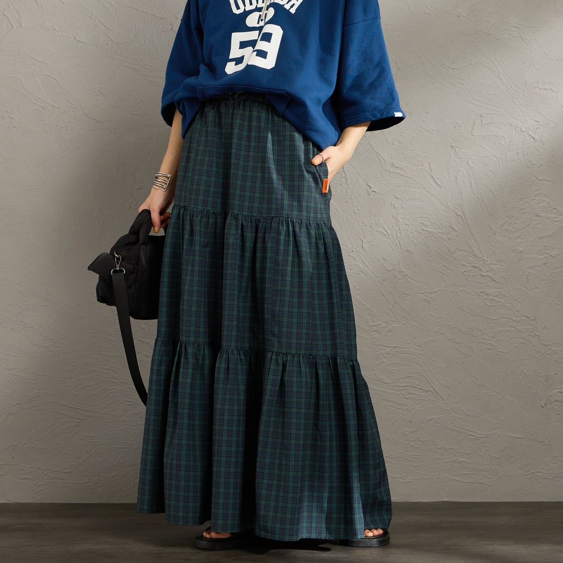 GREEN&&モデル身長：158cm 着用サイズ：F&&