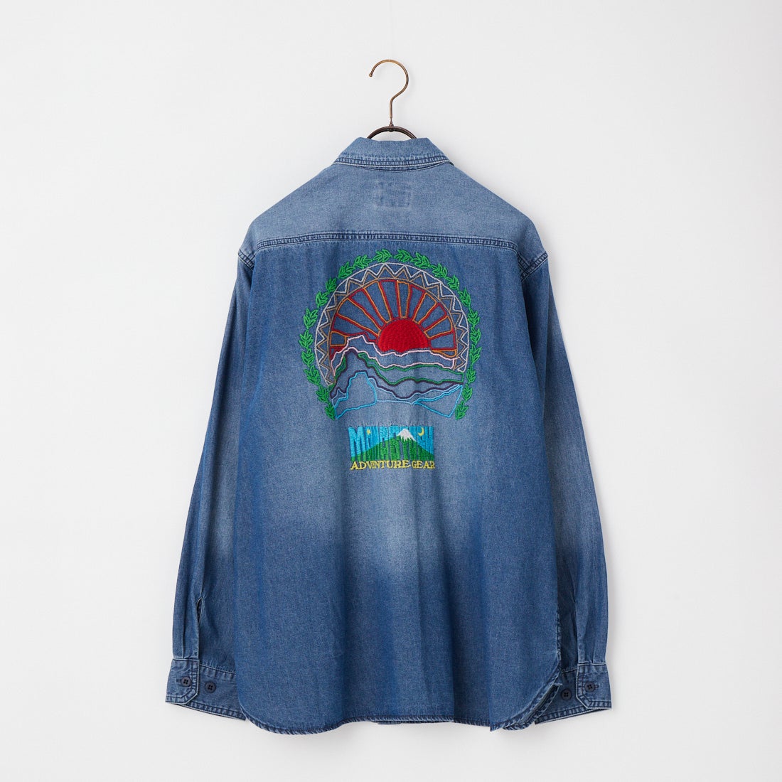 MANASTASH [マナスタッシュ] 刺繍デニムシャツ [792-6120002] 367 INDIGO