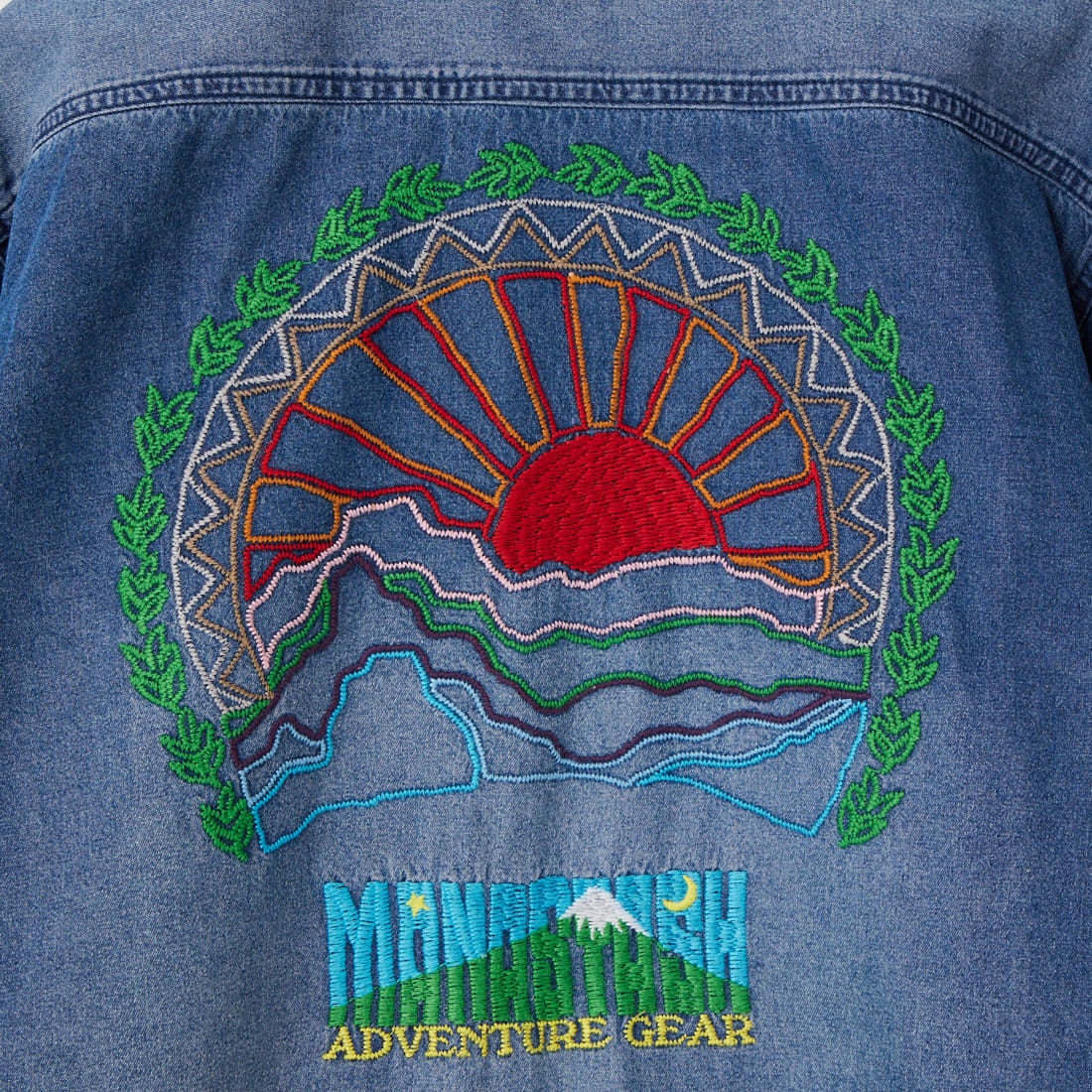 MANASTASH [マナスタッシュ] 刺繍デニムシャツ [792-6120002