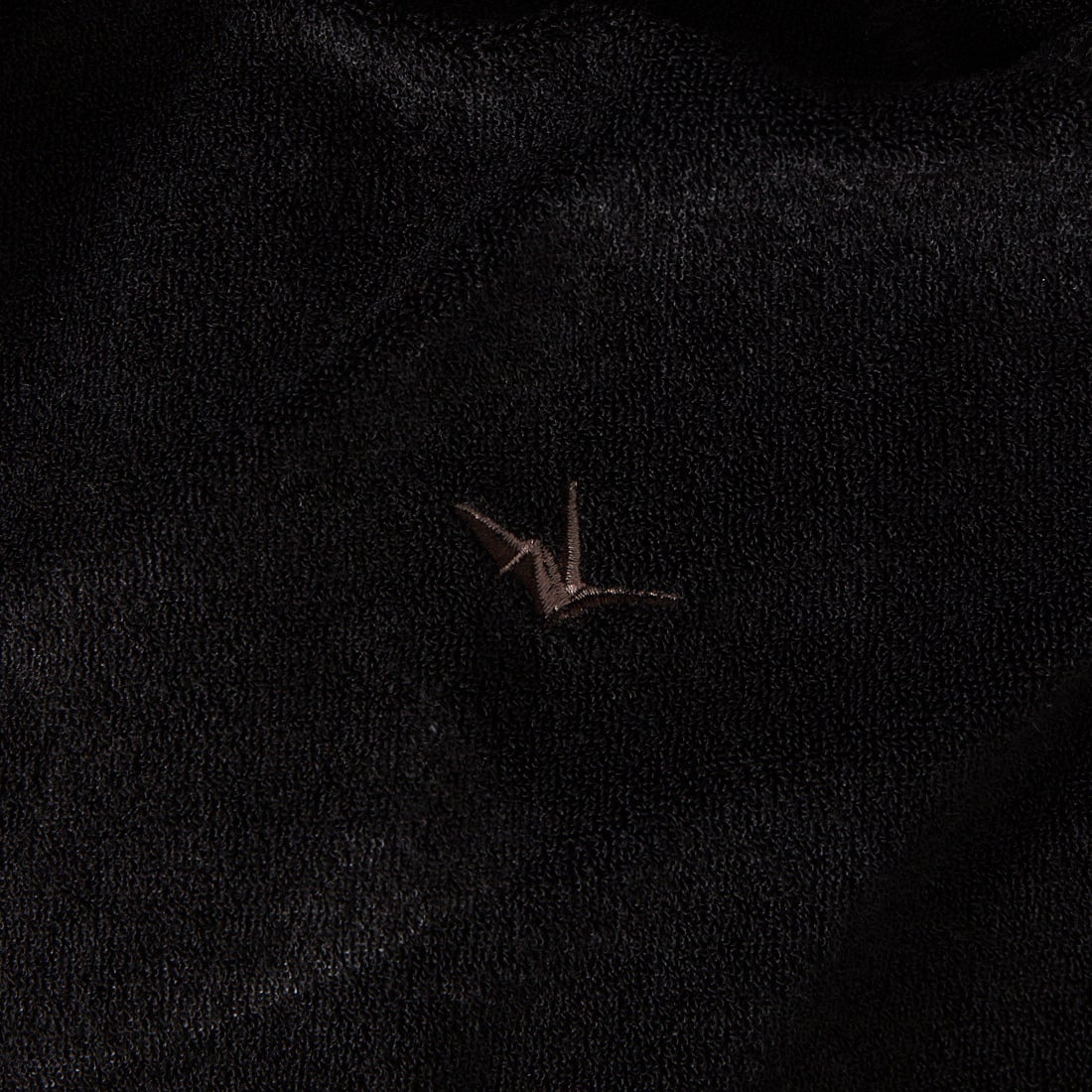 1PIU1UGUALE3 RELAX [ウノ ピゥ ウノ ウグァーレ トレ] カモ柄エンボスパイルパーカー [USO-26066] SN90 BLACK