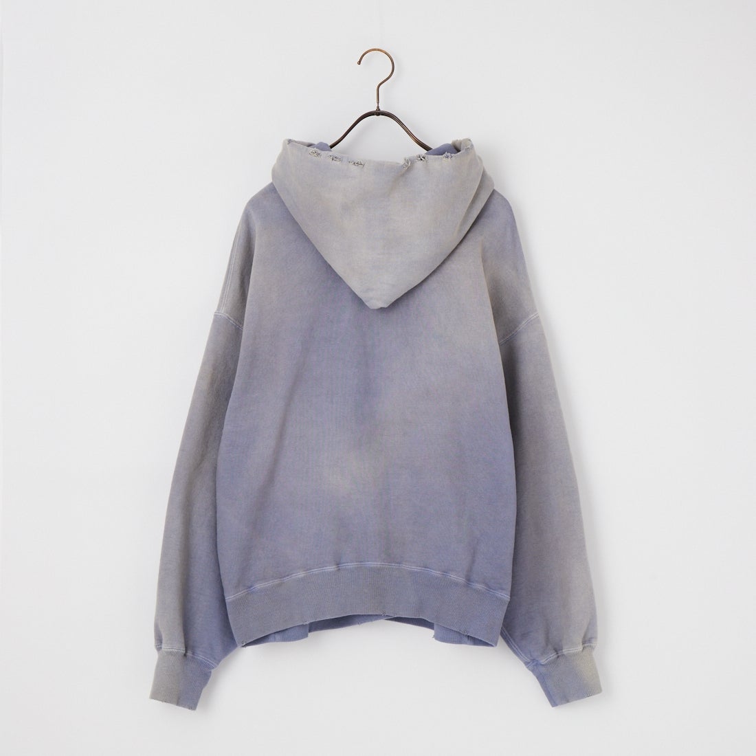 BOW WOW [バウワウ] THE DITC JOURNAL エイジドスウェットパーカー [BW261-DJZH] EGGPLANT