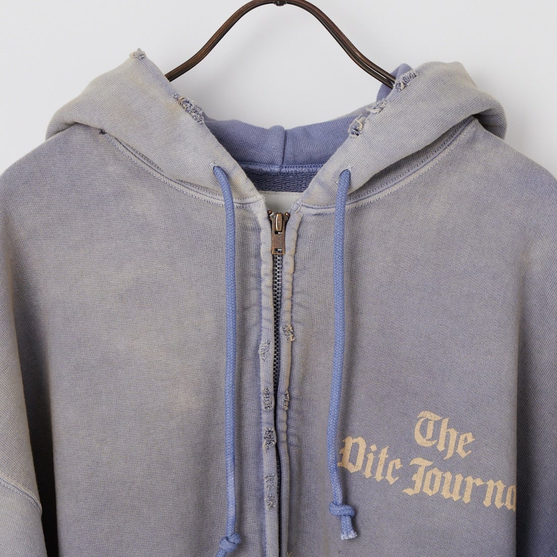 BOW WOW [バウワウ] THE DITC JOURNAL エイジドスウェットパーカー [BW261-DJZH] EGGPLANT