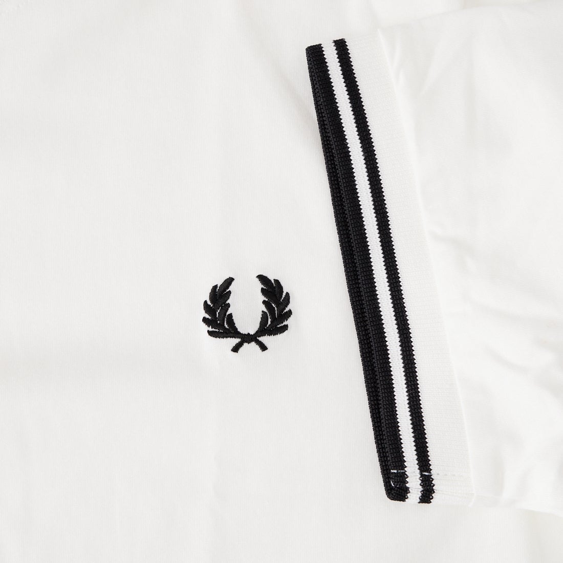 FRED PERRY [フレッドペリー] ツインティップ ショートスリーブTシャツ [M1588V] 100 WHITE
