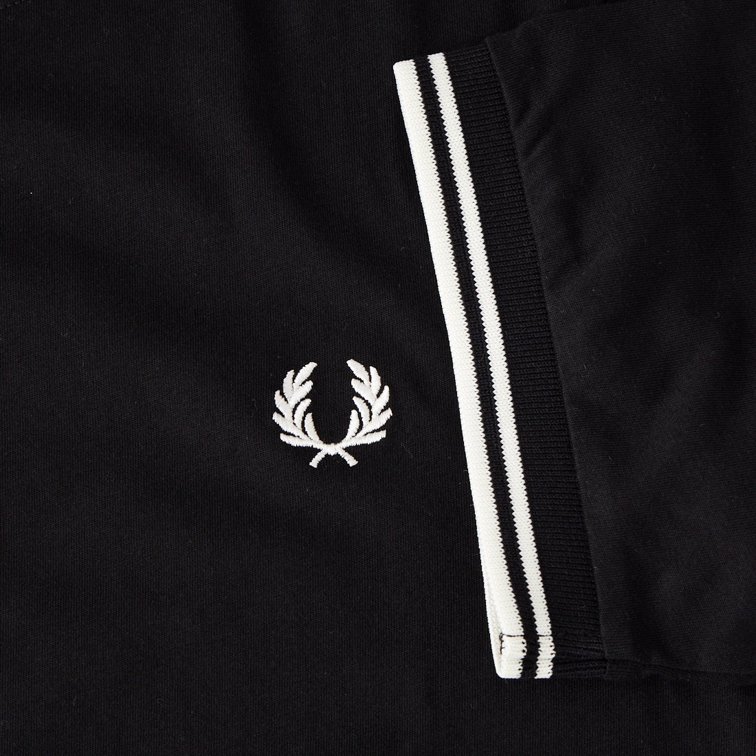 FRED PERRY [フレッドペリー] ツインティップ ショートスリーブTシャツ [M1588V] 102 BLACK