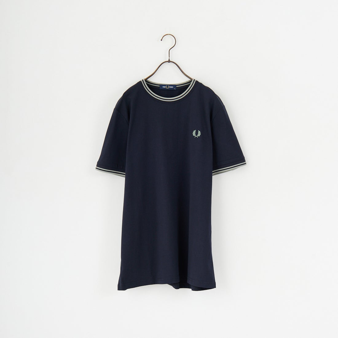 FRED PERRY [フレッドペリー] ツインティップ ショートスリーブTシャツ [M1588V] T73 NAVY/S