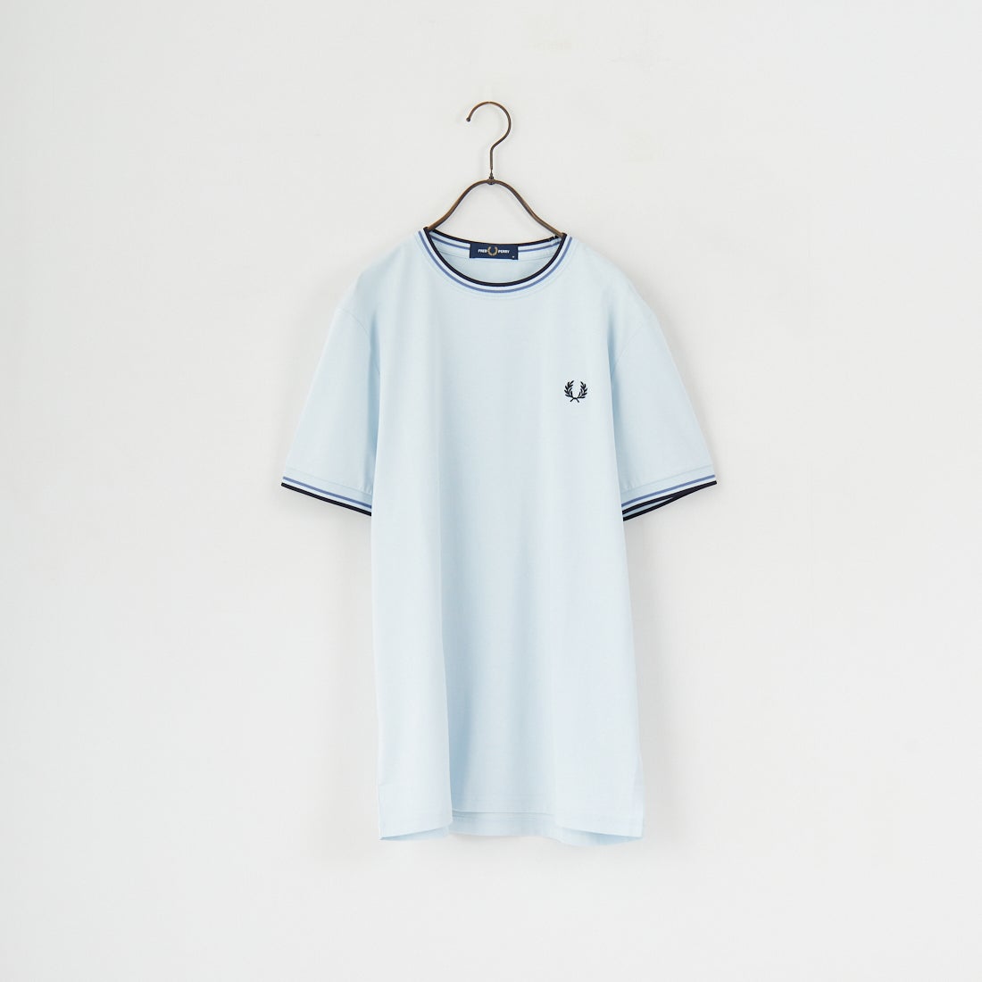 FRED PERRY [フレッドペリー] ツインティップ ショートスリーブTシャツ [M1588V] 96A LGTIC/