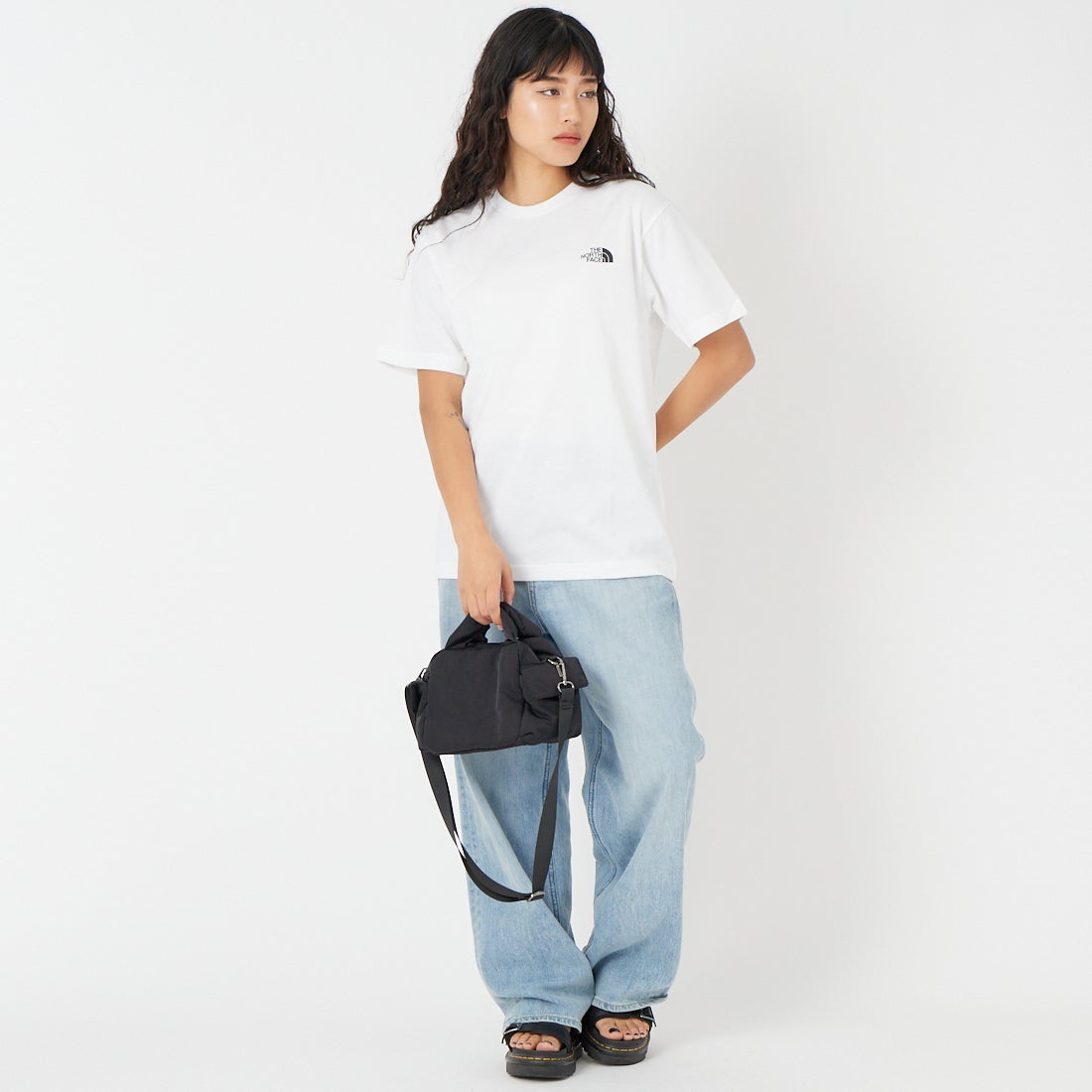 THE NORTH FACE [ザ ノースフェイス] ショートスリーブバンダナスクエアロゴTシャツ [NT32446] W2