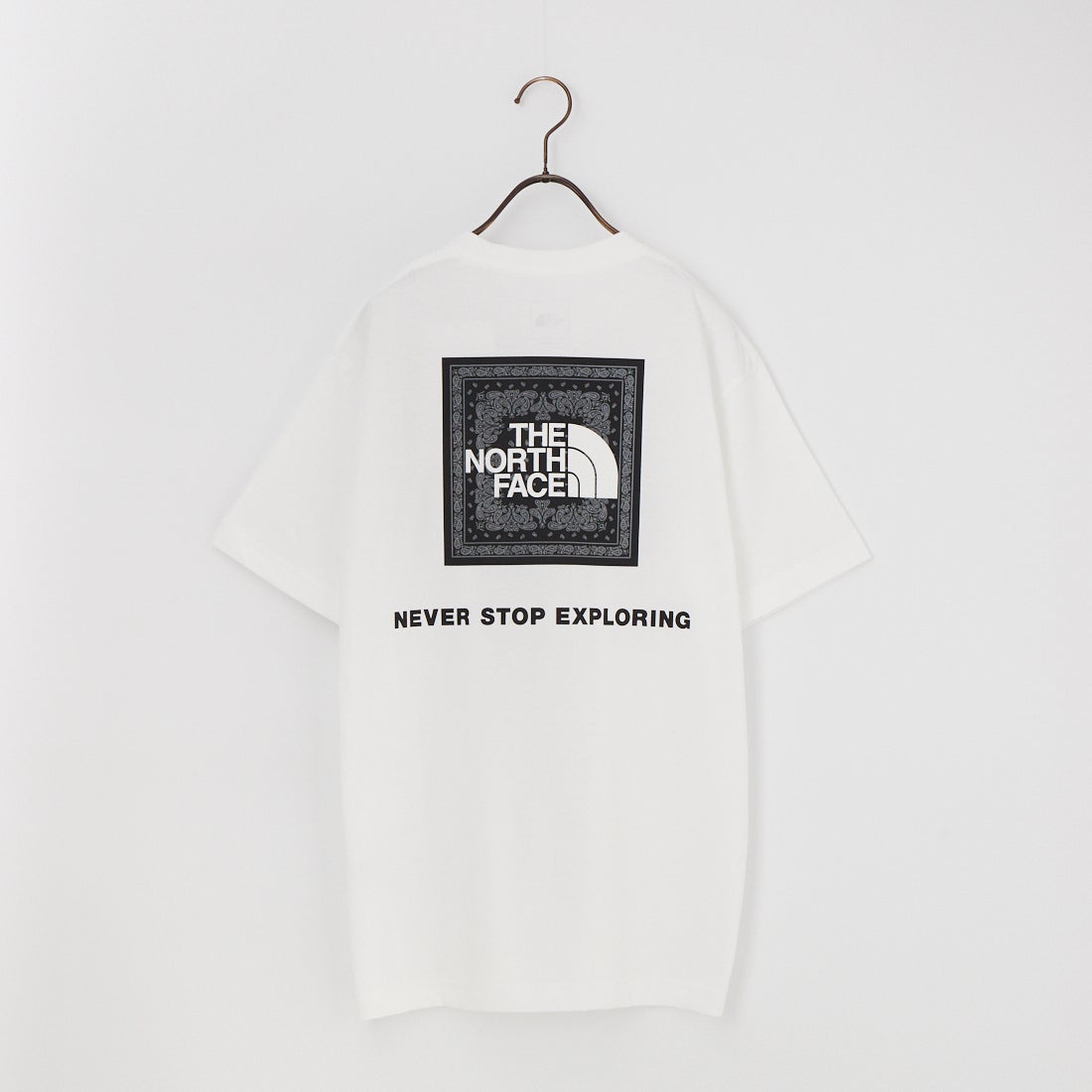 THE NORTH FACE [ザ ノースフェイス] ショートスリーブバンダナスクエアロゴTシャツ [NT32446] W2