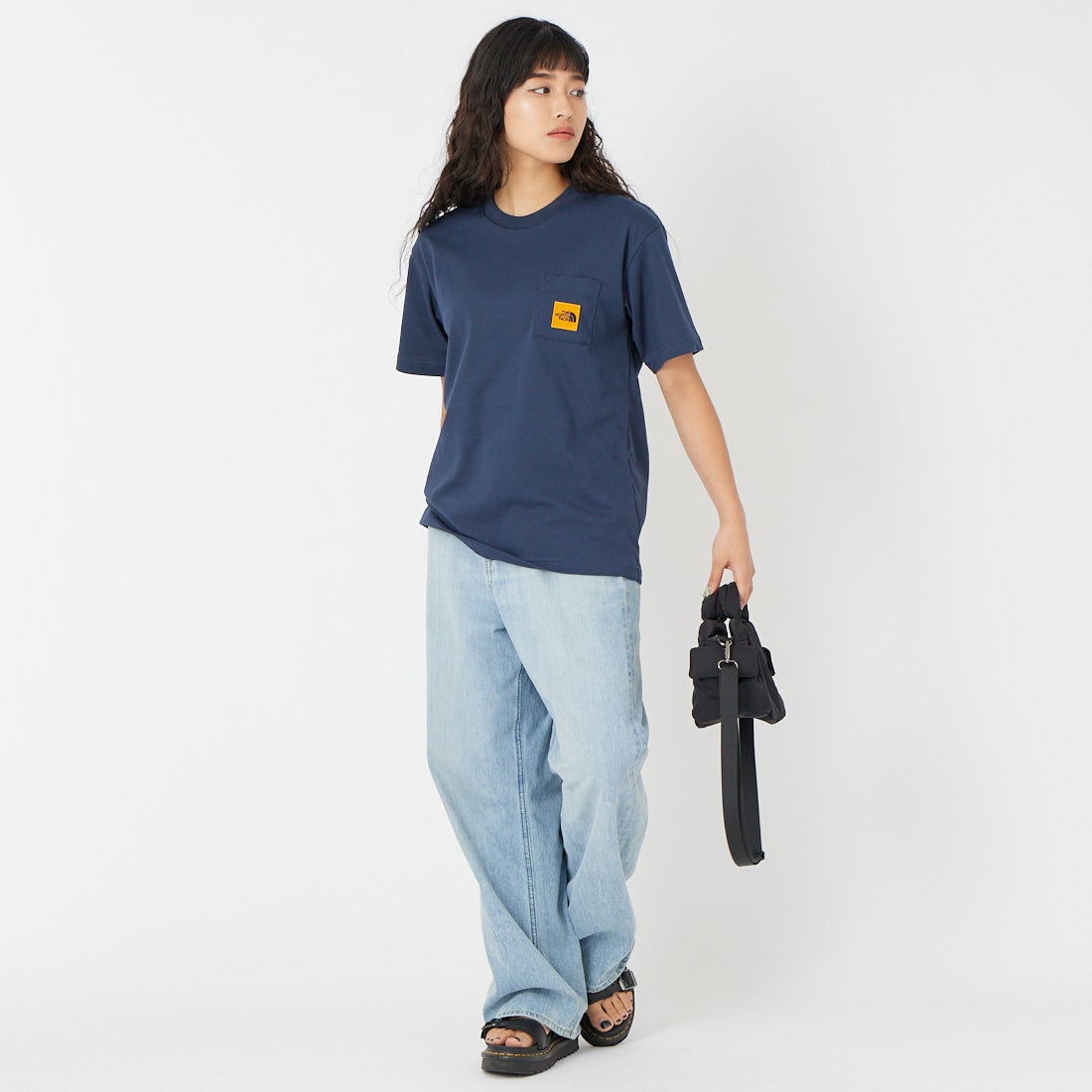 THE NORTH FACE [ザ ノースフェイス] ショートスリーブスクエアロゴ