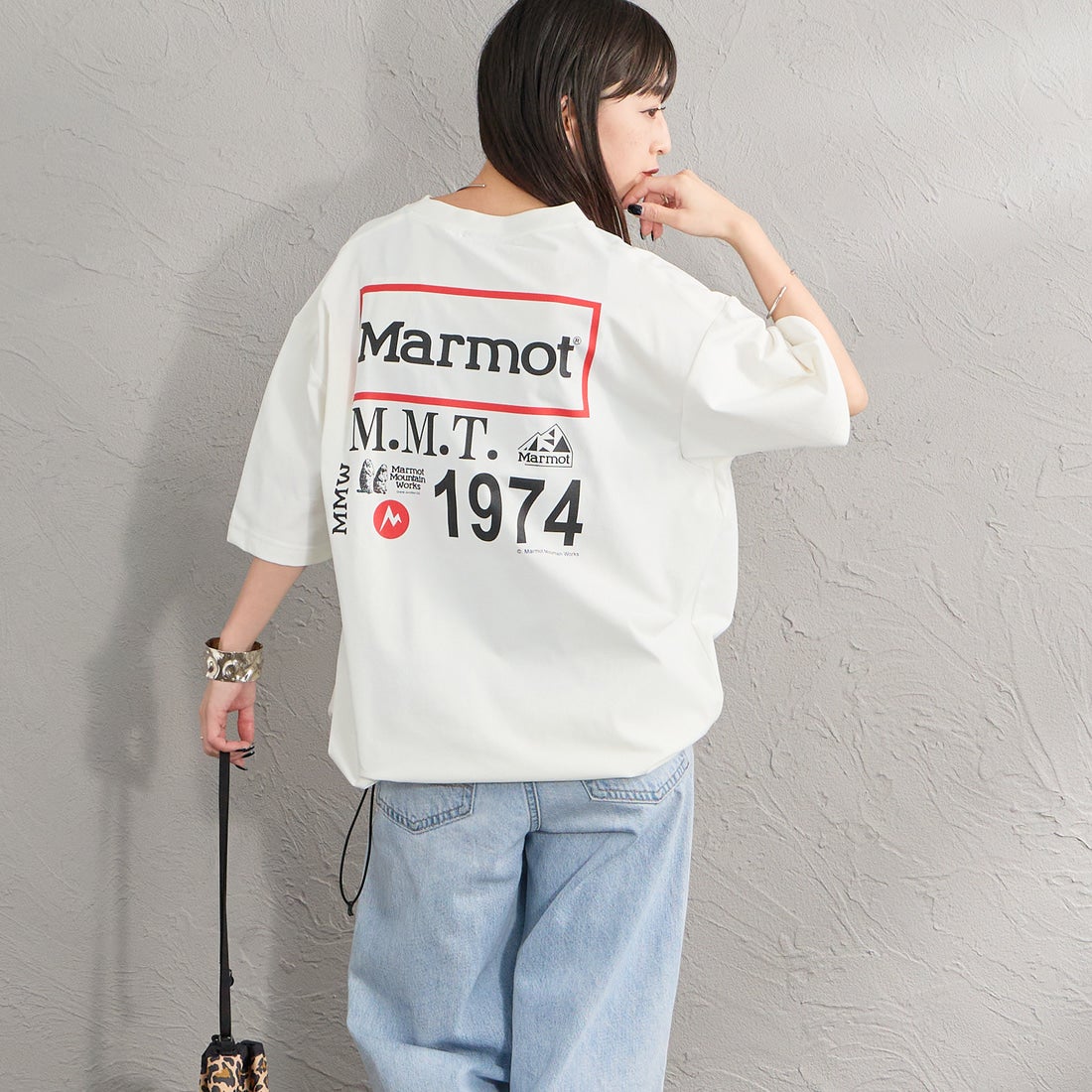 WHITE&&モデル身長：150cm 着用サイズ：S&&