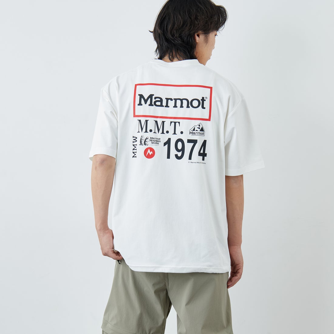 WHITE&&モデル身長：179cm 着用サイズ：L&&