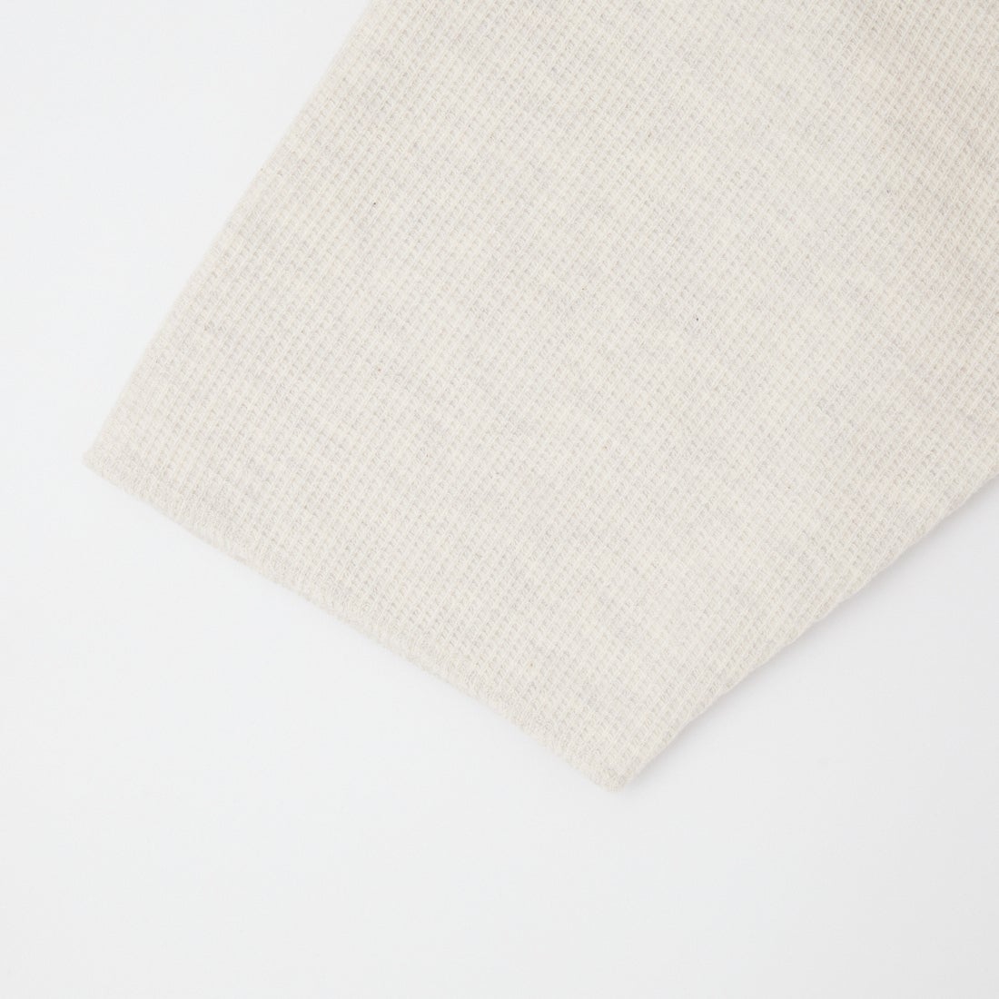 blurhms ROOTSTOCK [ブラームス ルーツストック] 別注 ラフ&スムース サーマルオーバーネック7分袖Tシャツ [BROOTS26SJF01-JF] H.OATMEAL