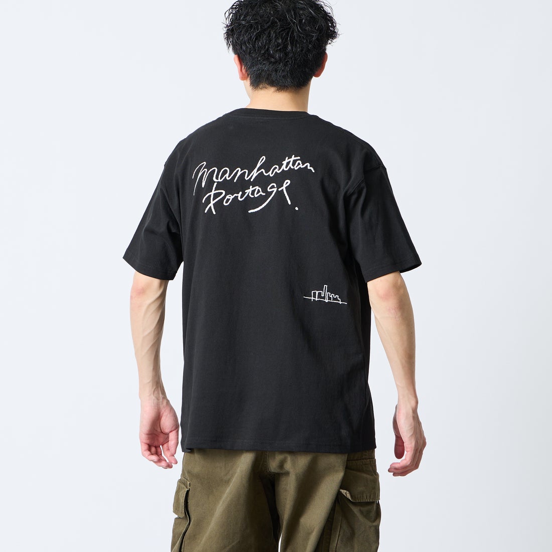 BLACK&&モデル身長：168cm 着用サイズ：M&&