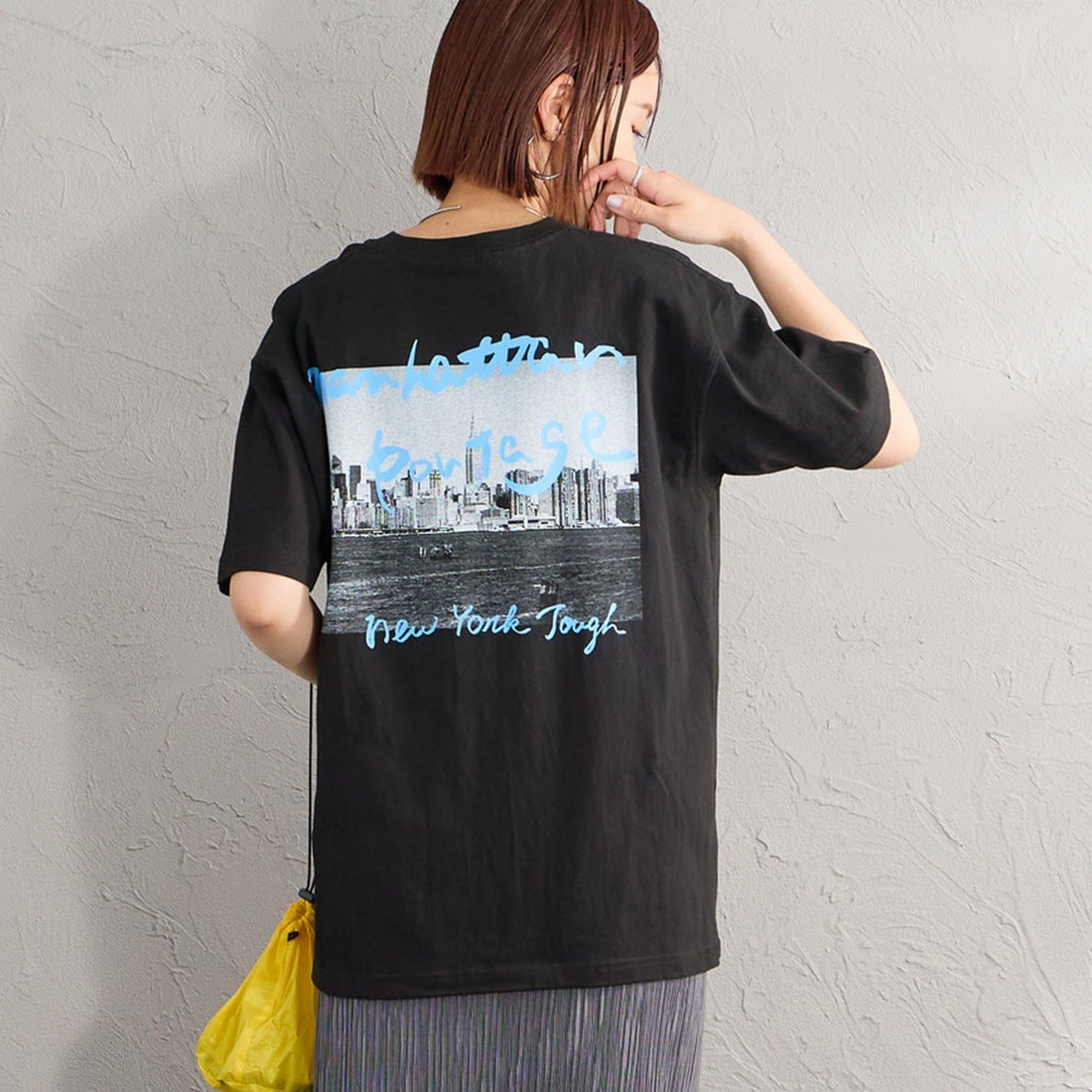BLACK&&モデル身長：159cm 着用サイズ：S&&