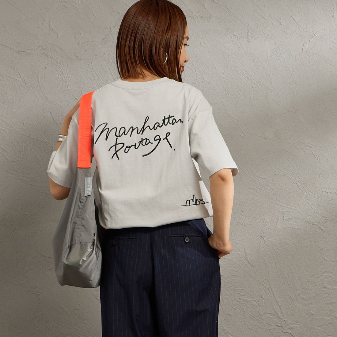 L.GRAY&&モデル身長：159cm 着用サイズ：S&&