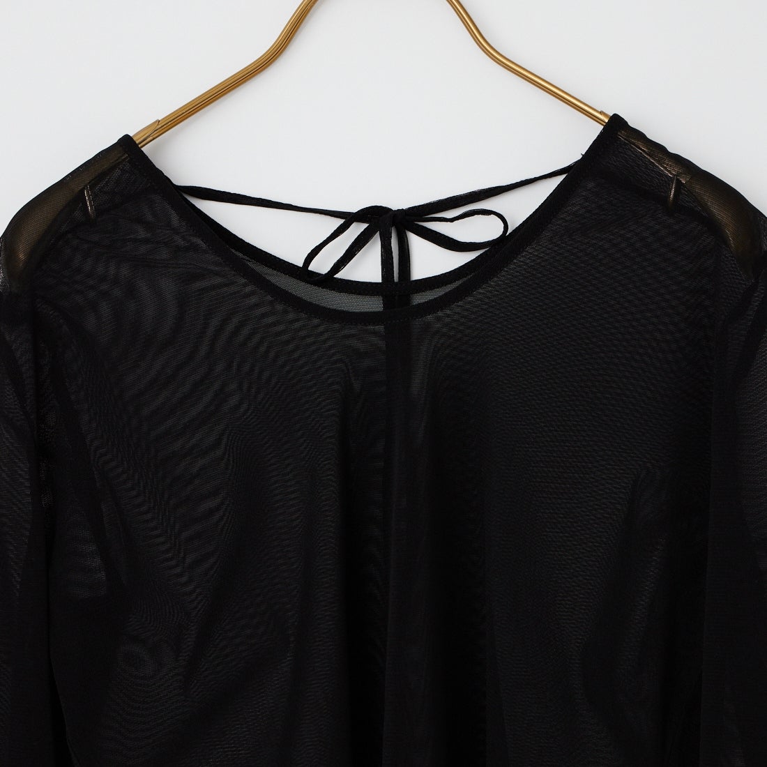 anuke [アンヌーク] 2WAYシアートップス [62520609] BLK