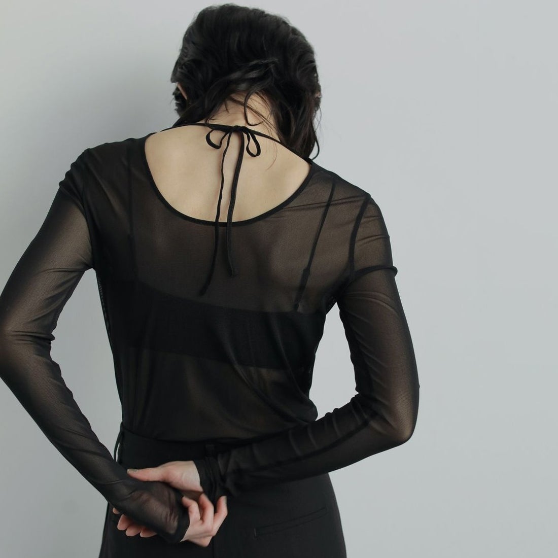 anuke [アンヌーク] 2WAYシアートップス [62520609] BLK