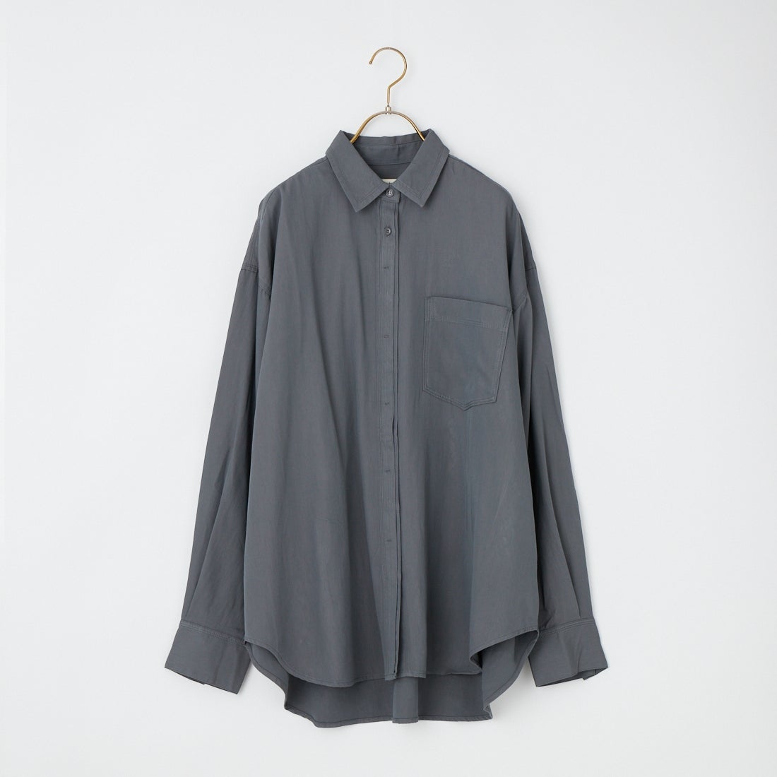 anuke [アンヌーク] ステッチオーバーシャツ [62610417] C/GRY