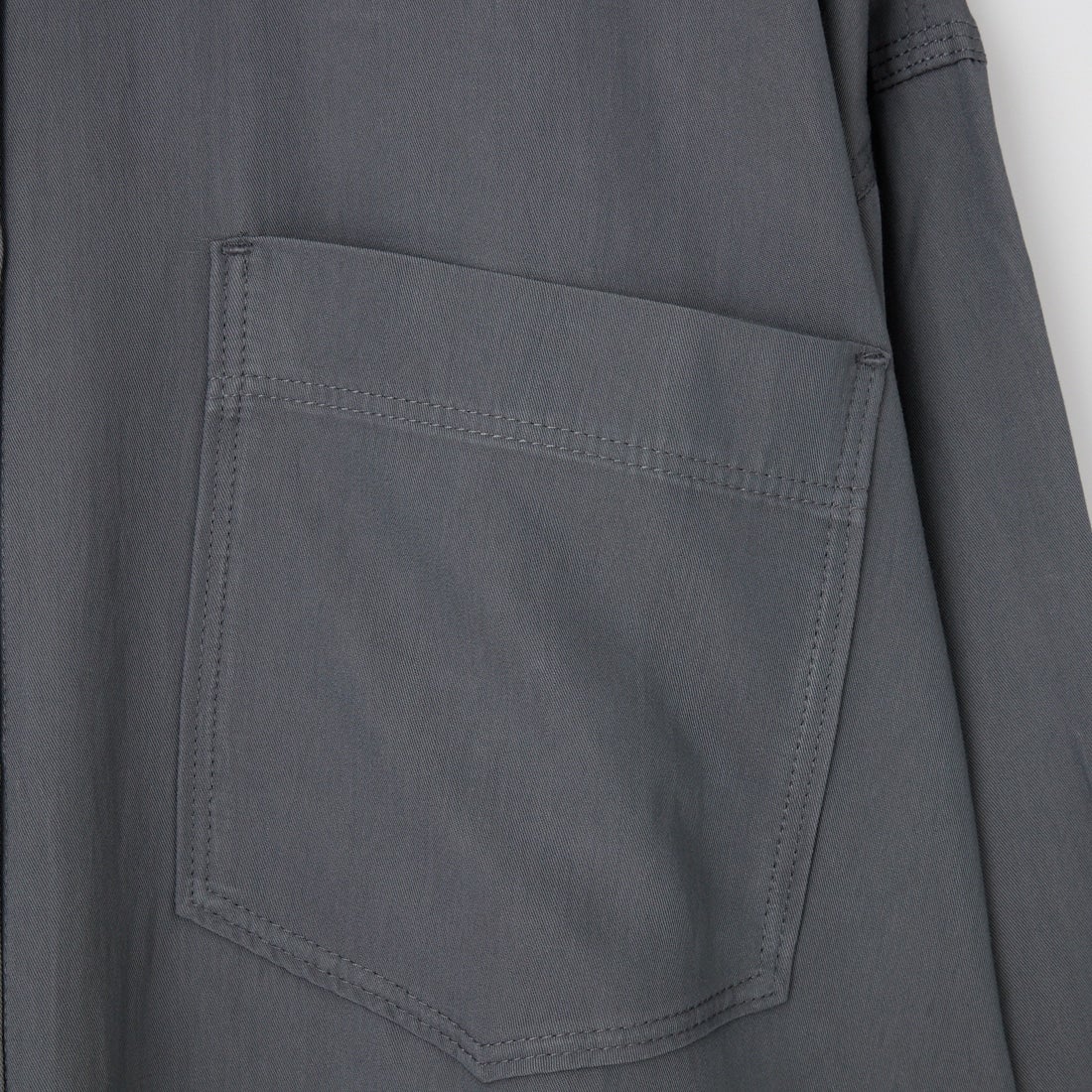 anuke [アンヌーク] ステッチオーバーシャツ [62610417] C/GRY