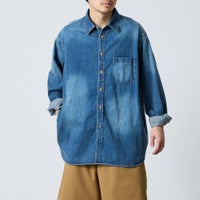 BLUE USED&&モデル身長：168cm 着用サイズ：M&&