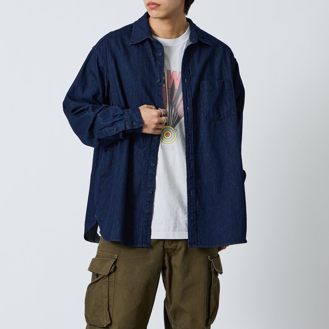 PENNEYS [ぺニーズ] 別注 デニムビッグシャツ [PN26S001-JF]｜ジーンズ