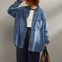 BLUE USED&&モデル身長：158cm 着用サイズ：S&&