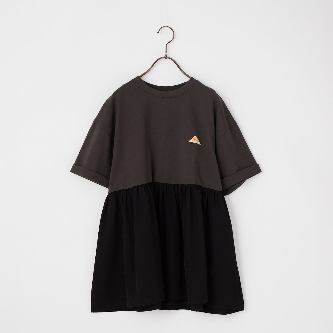 KELTY [ケルティ] 別注 ウエスト切替 ペプラムデザインTシャツ [KE262W30IN01-JF] ﾁｬｺｰﾙ