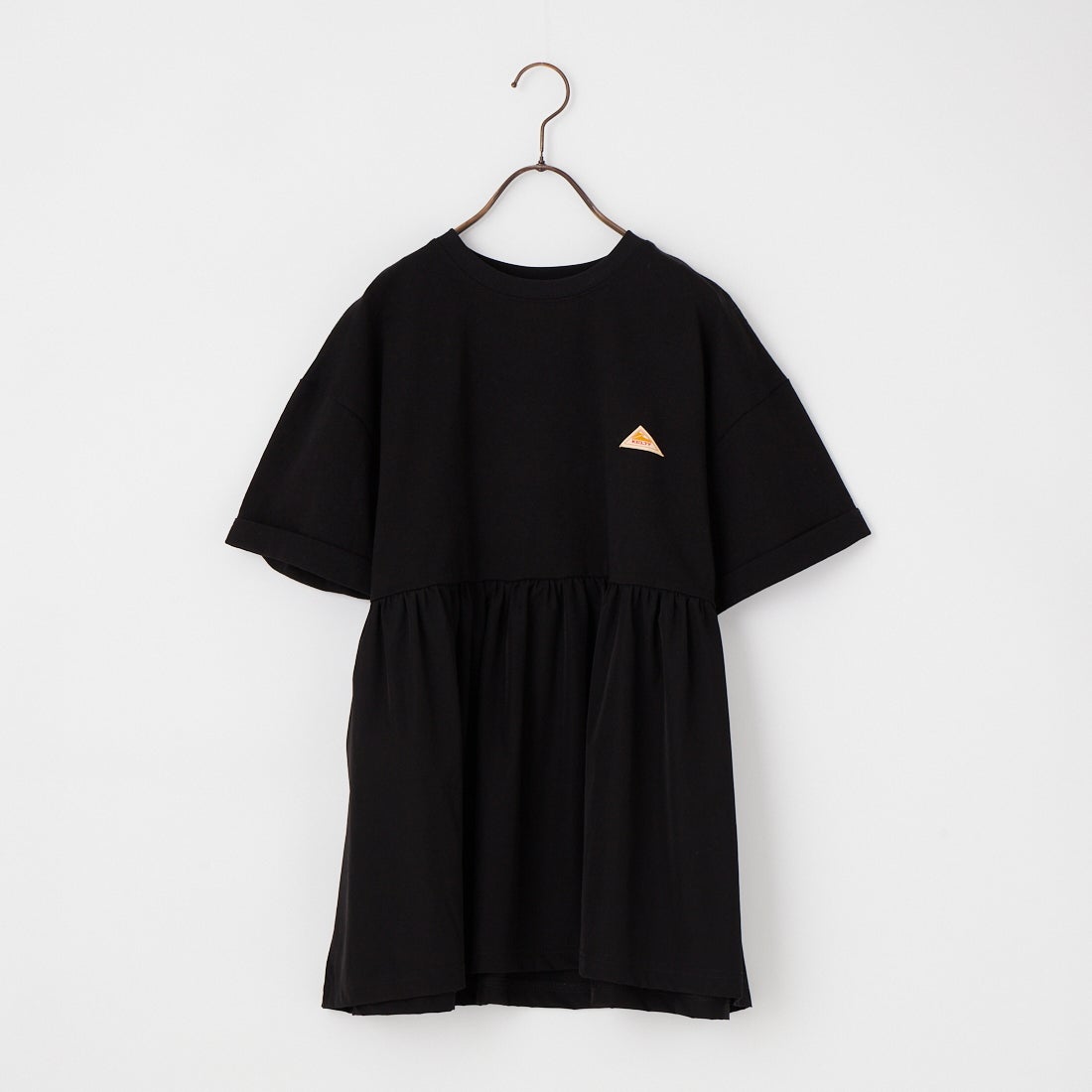 KELTY [ケルティ] 別注 ウエスト切替 ペプラムデザインTシャツ [KE262W30IN01-JF] ﾌﾞﾗｯｸ