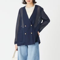 076 ﾈｲﾋﾞｰ&&モデル身長：162cm 着用サイズ：F&&