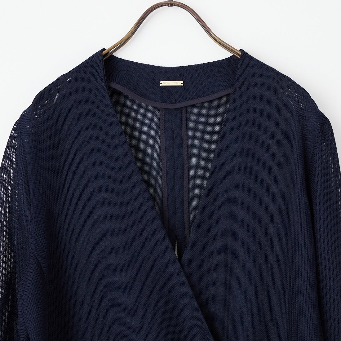 DIGNITE COLLIER [ディニテコリエ] メッシュノーカラージャケット [80267201] 076 ﾈｲﾋﾞｰ