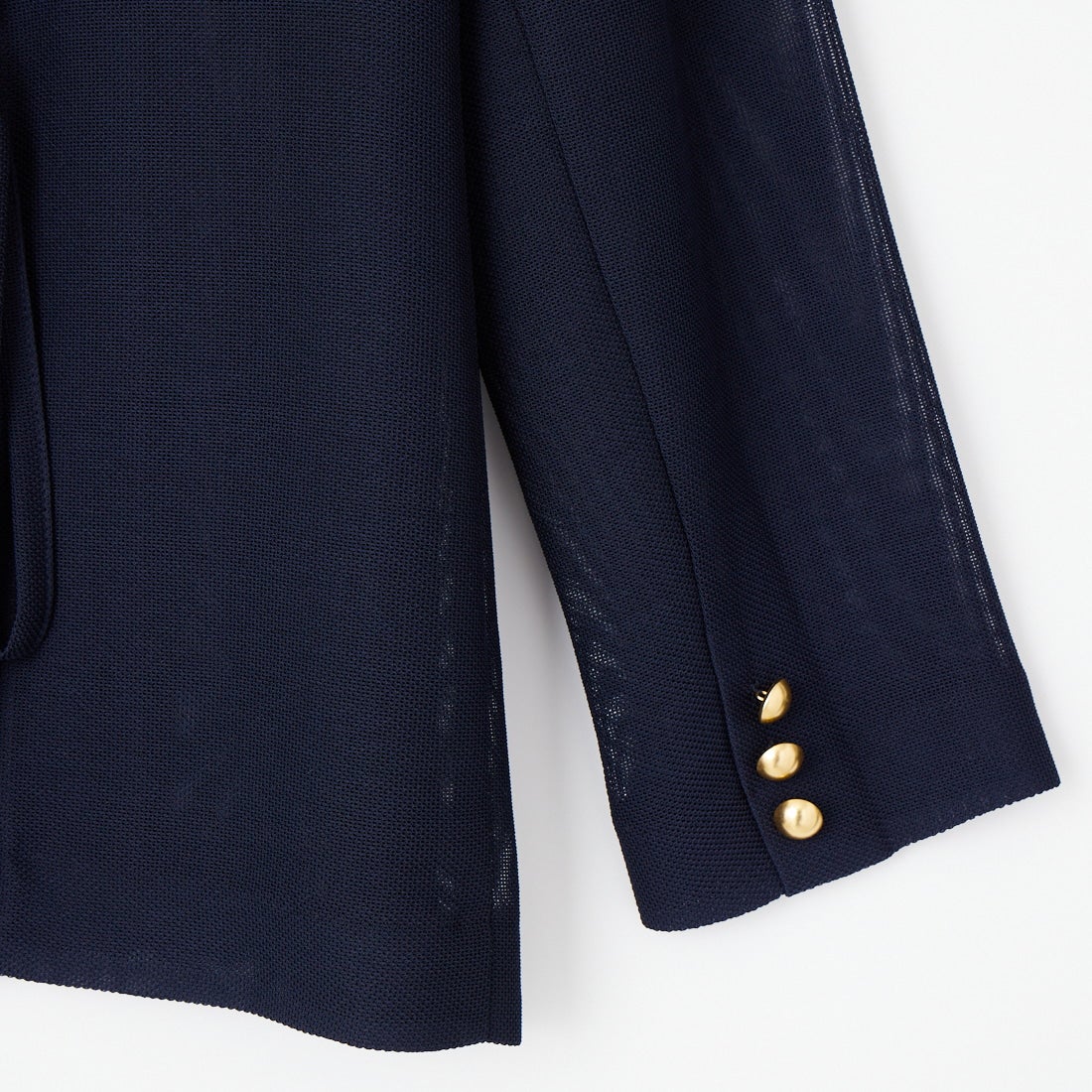 DIGNITE COLLIER [ディニテコリエ] メッシュノーカラージャケット [80267201] 076 ﾈｲﾋﾞｰ