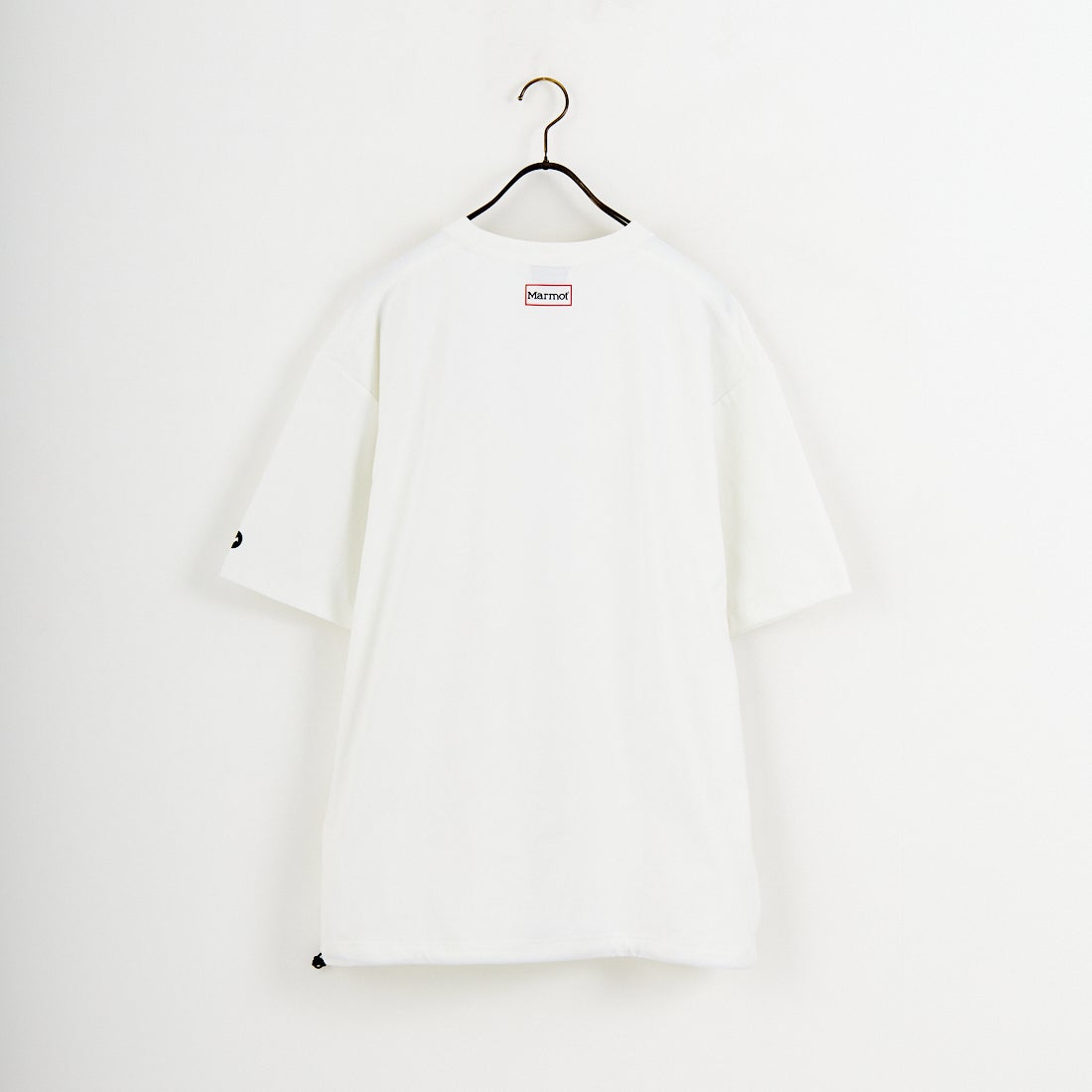 Marmot [マーモット] 別注 ドローコード付き ポケットロゴTシャツ [MTSS26MST338IN-JF] WHITE