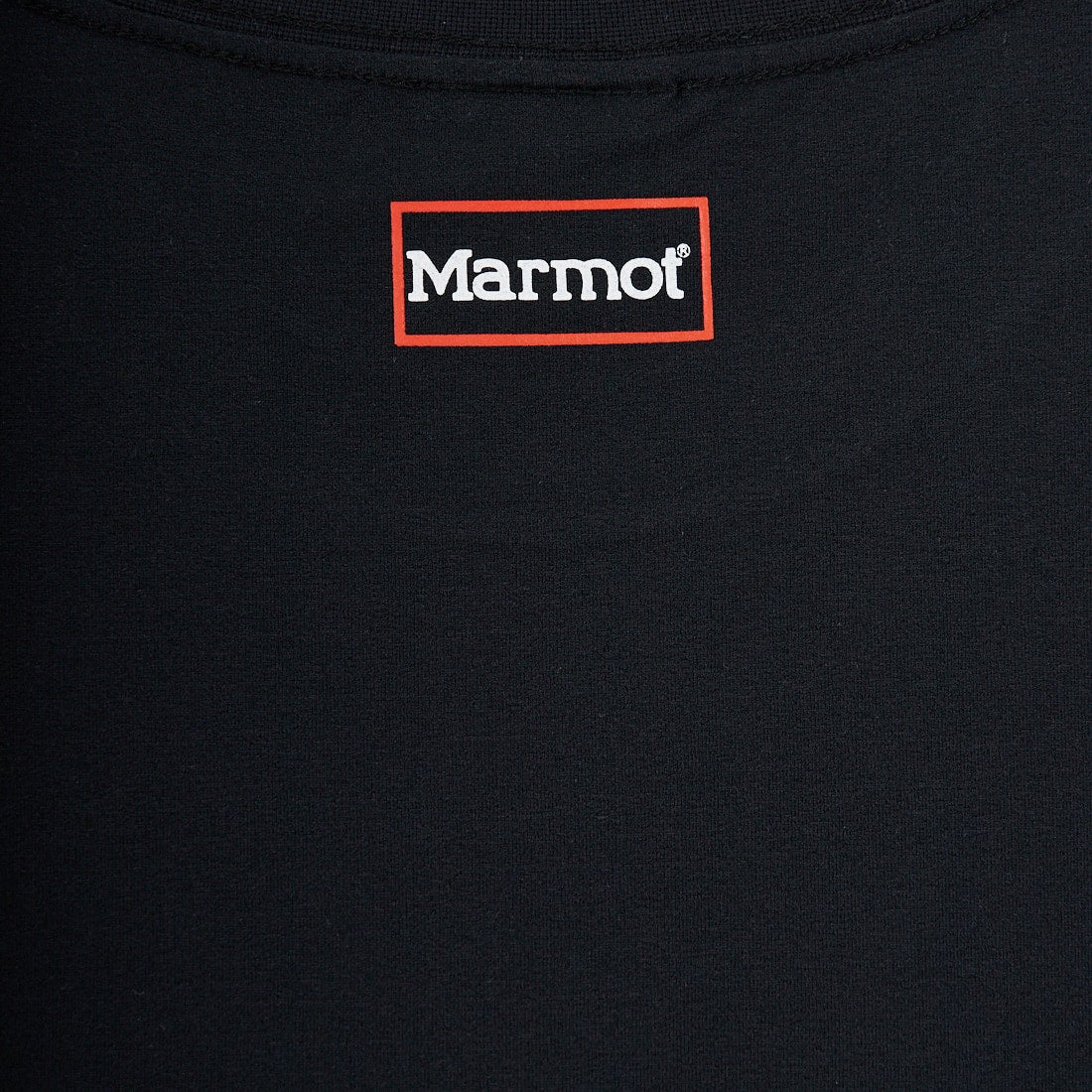 Marmot [マーモット] 別注 ドローコード付き ポケットロゴTシャツ [MTSS26MST338IN-JF] BLACK