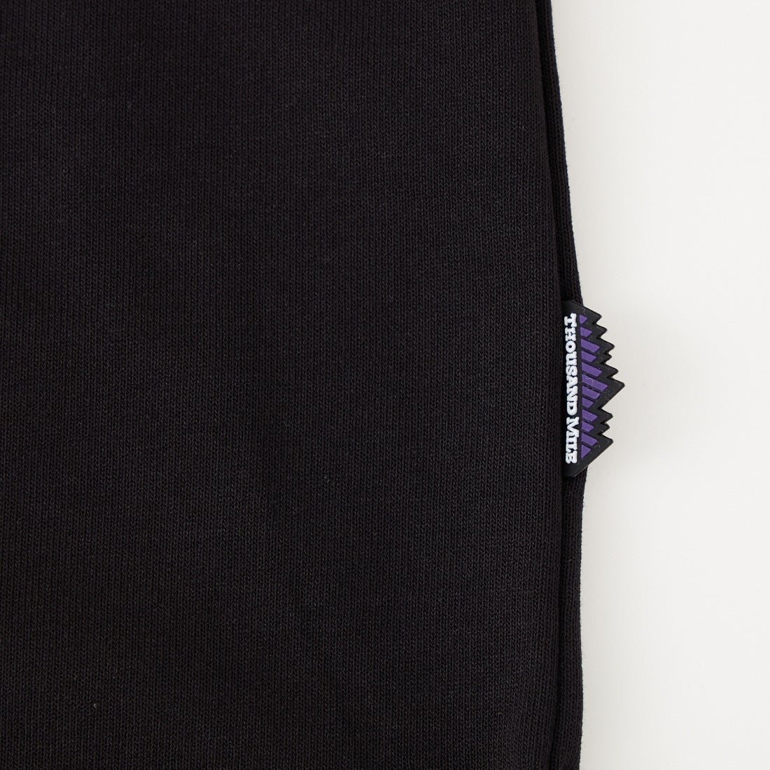 THOUSAND MILE [サウザンド マイル] ワンポイント刺繍ロゴ ショートスリーブTシャツ [TM261TC00120] 09 BLACK