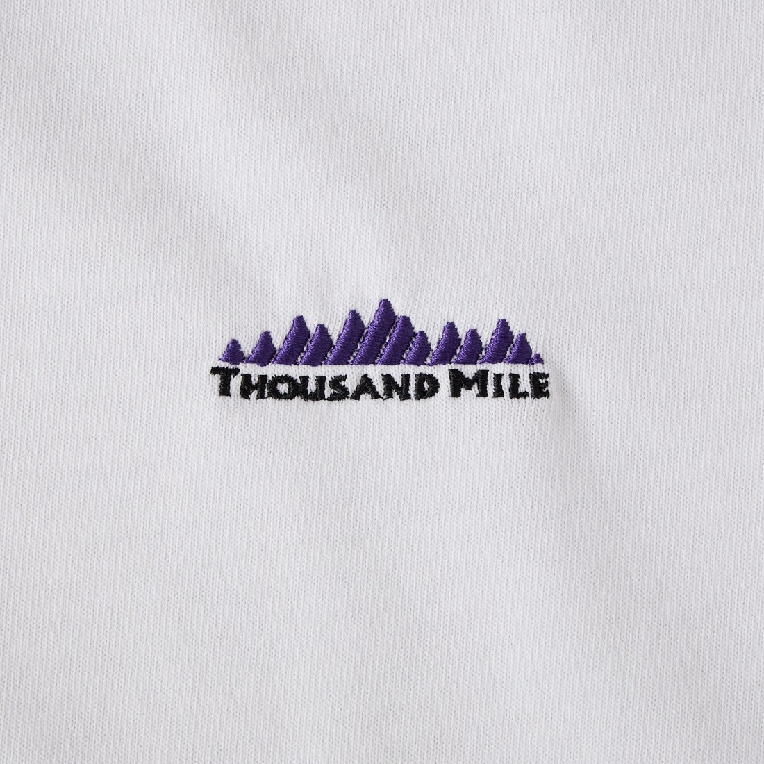 THOUSAND MILE [サウザンド マイル] ヒストリーロゴ バックプリント ショートスリーブTシャツ [TM261TC00480] 01 WHITE