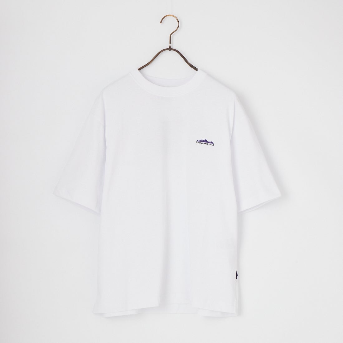 THOUSAND MILE [サウザンド マイル] ブランドロゴ バックプリント ショートスリーブTシャツ [TM261TC00460] 01 WHITE