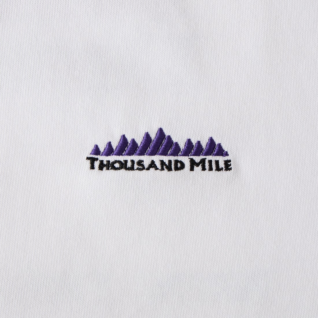 THOUSAND MILE [サウザンド マイル] ブランドロゴ バックプリント ショートスリーブTシャツ [TM261TC00460] 01 WHITE