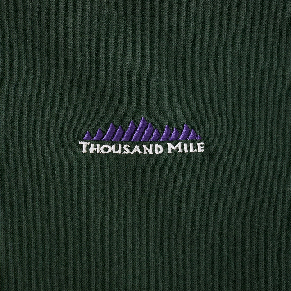 THOUSAND MILE [サウザンド マイル] ブランドロゴ バックプリント ショートスリーブTシャツ [TM261TC00460] 63 GREEN