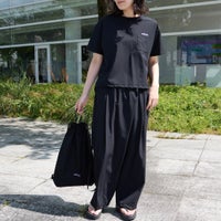 09 BLACK&&モデル身長：160cm 着用サイズ：F&&