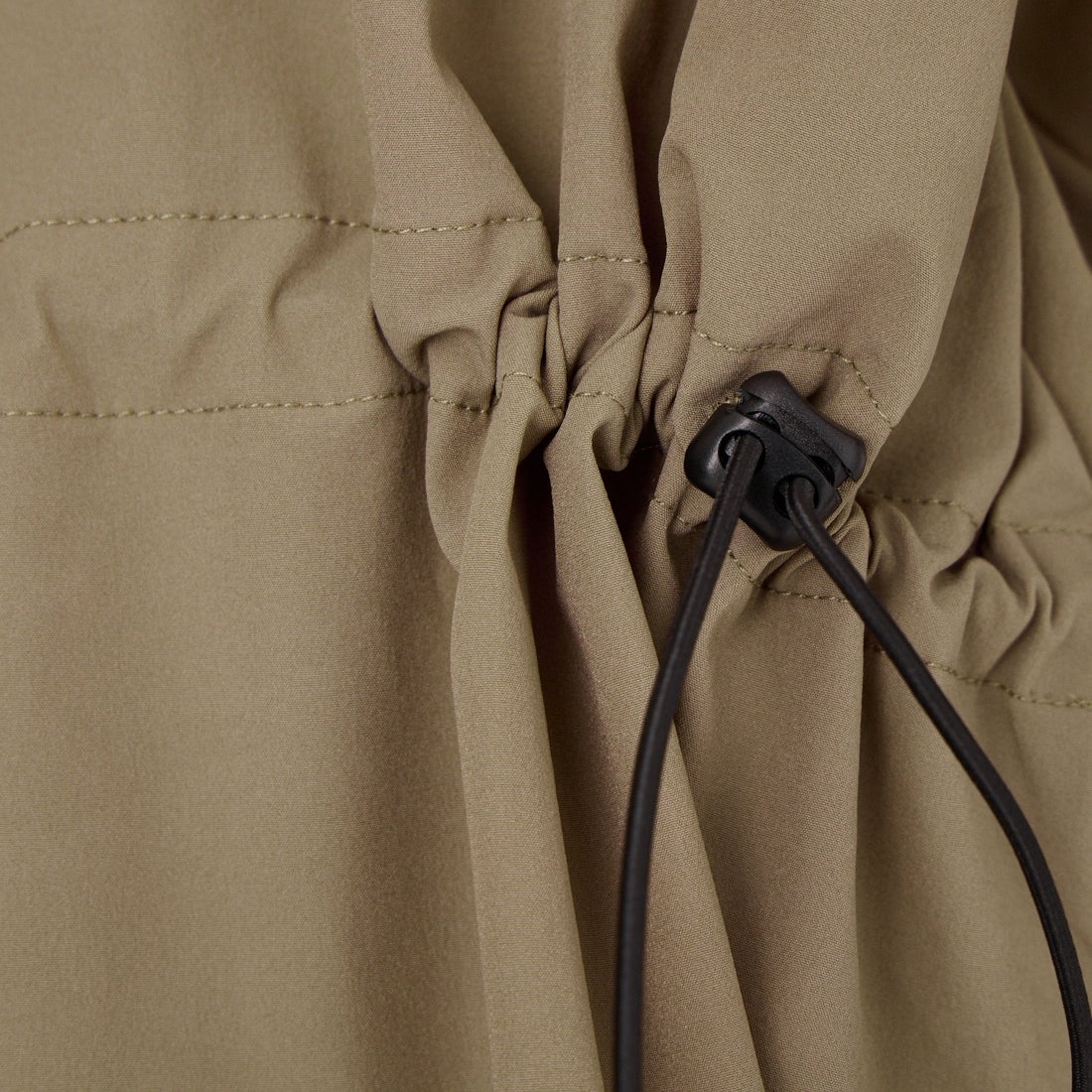 THOUSAND MILE [サウザンド マイル] 別注 ワンポイントロゴ刺繍 ウエストドローコードチュニックTシャツ [TM261NP50792-JF] 27 KHAKI