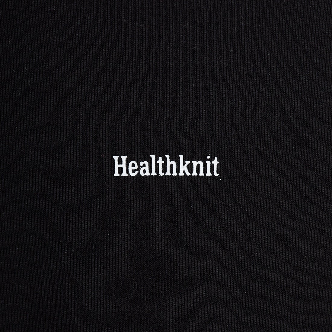 Health knit [ヘルスニット] 別注 ミニロゴ コンパクトTシャツ [HR26S-L312IN-JF] BLACK