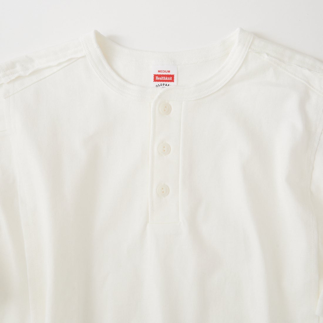 Health knit [ヘルスニット] OLD PARK コラボショートスリーブTシャツ [HR-OLD02] 01 WHITE