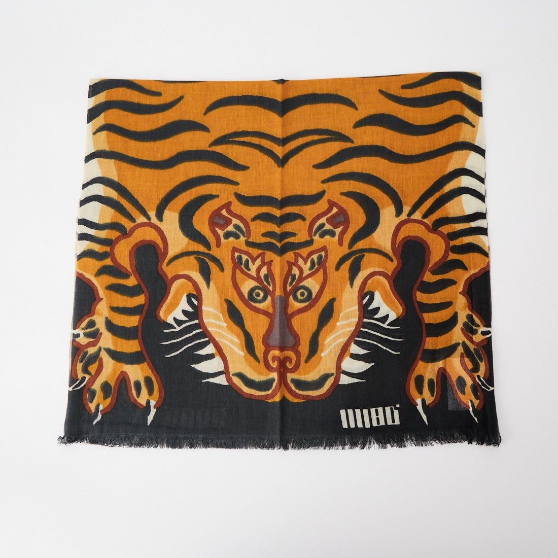 ILL ONE EIGHTY [イル ワンエイティ] タイガープリントストール [ILL251-54T] BLACK