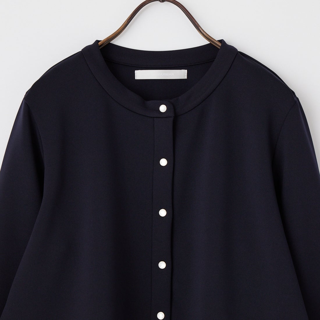 MARMARMAR [マーマーマー] クルーネックカーディガン [1-810071] 77 NAVY