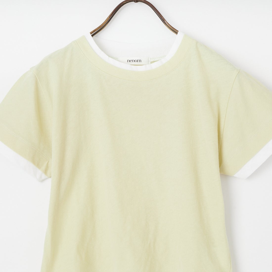 nenom [ネノム] 配色シア―コンパクトTシャツ [NE26322007] 37 SAG/OFF