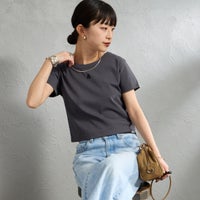 08 CHARCOA&&モデル身長：150cm 着用サイズ：F&&