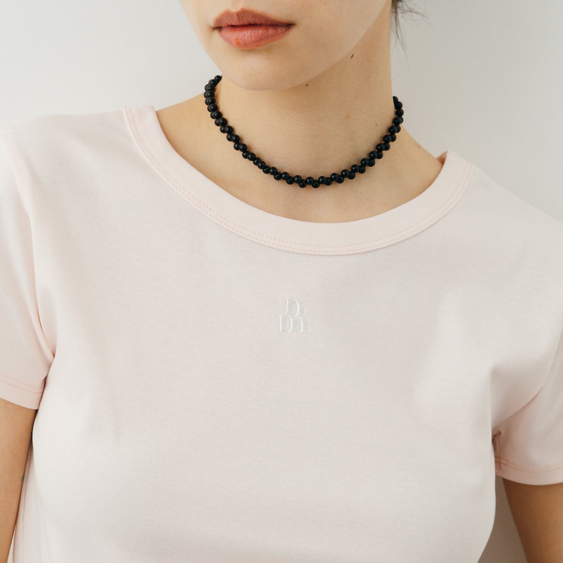 nenom [ネノム] ワンポイントロゴ刺繍 ミニTシャツ [NE26322002] 41 B.PINK